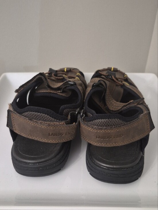 Land\'s End Men\'s Brown Outdoor  Sandals Size 12D